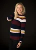 Ribstrikket stribet sweater i Mayflower 1 Class